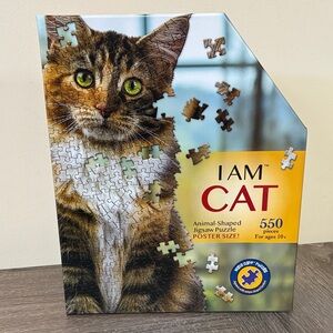 Cat shaped puzzle! 550 pieces
